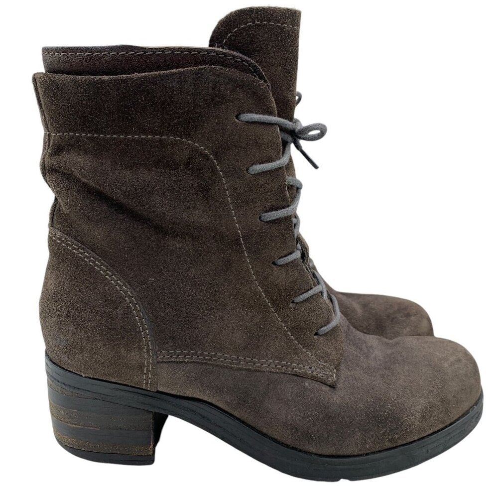 Miz Mooz Lace Up Boots Booties Sloanne Brown Women’s Sz EU 39/ US 8.5-9. #16 - Picture 2 of 13